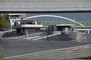 Bratislava: vysoký Dunaj, 17.9.2024 Bratislava