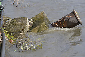 Bratislava: vysoký Dunaj, 17.9.2024 Bratislava
