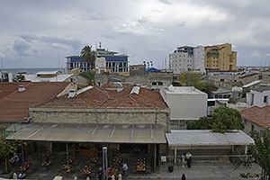 Lemesós, Limassol: výhľad z hradu Lemesos, Vasilissis, 19.11.2023 Lemesós, Limassol