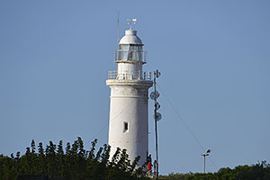 Pafos: maják Pafos, 20.11.2023 Pafos