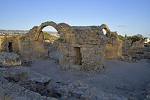 Pafos: archeologický park Pafos, Saranta Kolones, Σαράντα Κολώνες, 20.11.2023 Pafos