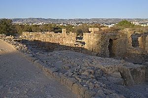 Pafos: archeologický park Pafos, Saranta Kolones, Σαράντα Κολώνες, 20.11.2023 Pafos