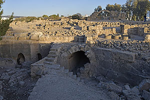 Pafos: archeologický park Pafos, Saranta Kolones, Σαράντα Κολώνες, 20.11.2023 Pafos