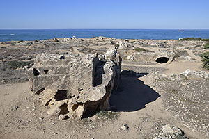 Pafos: královské hrobky, Τάφοι των Βασιλέων, Tombs of the Kings, 21.11.2023 Pafos