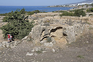 Pafos: královské hrobky, Τάφοι των Βασιλέων, Tombs of the Kings, 21.11.2023 Pafos