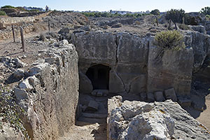 Pafos: královské hrobky, Τάφοι των Βασιλέων, Tombs of the Kings, 21.11.2023 Pafos