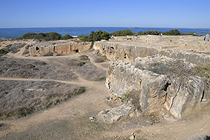 Pafos: královské hrobky, Τάφοι των Βασιλέων, Tombs of the Kings, 21.11.2023 Pafos