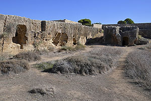 Pafos: královské hrobky, Τάφοι των Βασιλέων, Tombs of the Kings, 21.11.2023 Pafos