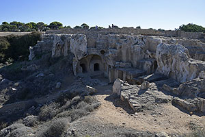 Pafos: královské hrobky, Τάφοι των Βασιλέων, Tombs of the Kings, 21.11.2023 Pafos