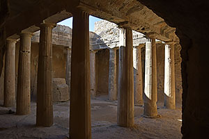 Pafos: královské hrobky, Τάφοι των Βασιλέων, Tombs of the Kings, 21.11.2023 Pafos
