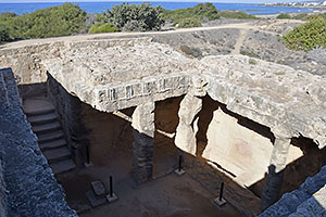Pafos: královské hrobky, Τάφοι των Βασιλέων, Tombs of the Kings, 21.11.2023 Pafos