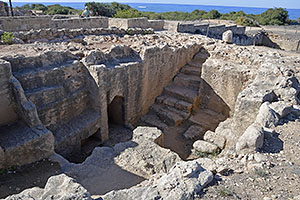 Pafos: královské hrobky, Τάφοι των Βασιλέων, Tombs of the Kings, 21.11.2023 Pafos