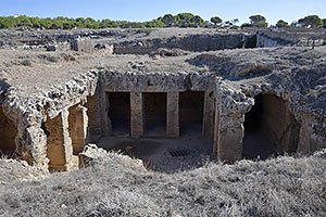 Pafos: královské hrobky, Τάφοι των Βασιλέων, Tombs of the Kings, 21.11.2023 Pafos