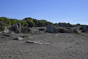 Pafos: královské hrobky, Τάφοι των Βασιλέων, Tombs of the Kings, 21.11.2023 Pafos