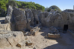 Pafos: královské hrobky, Τάφοι των Βασιλέων, Tombs of the Kings, 21.11.2023 Pafos