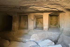 Pafos: královské hrobky, Τάφοι των Βασιλέων, Tombs of the Kings, 21.11.2023 Pafos