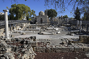 Pafos: ranokresťanská bazilika Chrysopolitissa, Agia Kyriaki Chrysopolitissa, 21.11.2023 Pafos