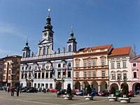 Ceske Budejovice: magistrat na nam. Premysla Otakara II., 21.4.2007 Ceske Budejovice