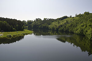 D1: Vojslavický most, rieka Želivka, 28.5.2023 Cesko