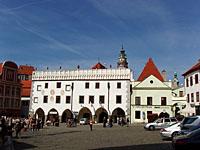 Cesky Krumlov: Namestie svornosti, 21.4.2007 Cesky Krumlov