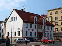 Jablonec nad Nisou: hotel Na Baště, Horní nám., 30.4.2012 Jablonec nad Nisou