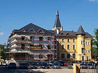 Ústí nad Labem: vyhliadkový zámoček Větruše, Ferdinandova vyhlídka, 1.5.2012 Ústí nad Labem