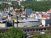Ústí nad Labem: centrum z Větruše, 1.5.2012 Ústí nad Labem