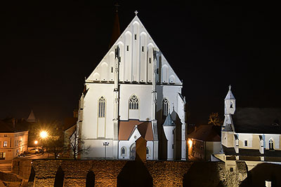 Znojmo: chrám sv. Mikuláše, 26.3.2022 Znojmo
