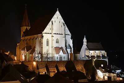 Znojmo: chrám sv. Mikuláše, 26.3.2022 Znojmo