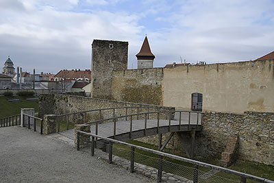 Znojmo: Střelniční věž, hradobná priekopa, 27.3.2022 Znojmo