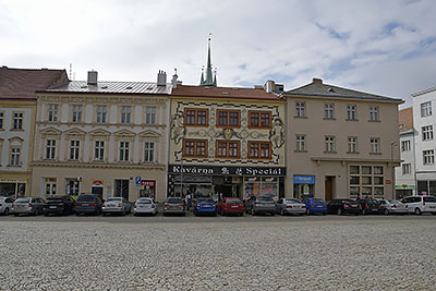Znojmo: Horní náměstí, 27.3.2022 Znojmo