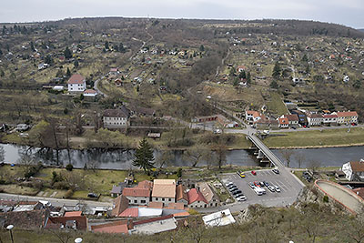 Znojmo: údolie rieky Dyje, 27.3.2022 Znojmo
