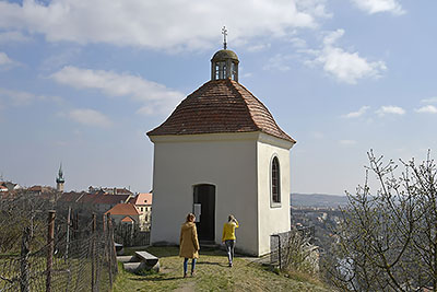 Znojmo: baroková Eliášova kaple, 27.3.2022 Znojmo