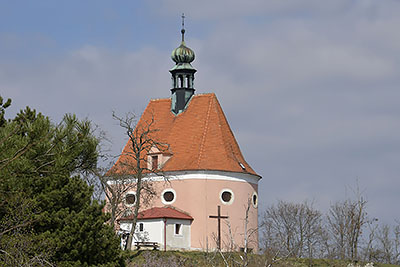Znojmo: kostel sv. Antonína Paduánského, 27.3.2022 Znojmo