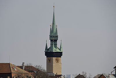 Znojmo: Radniční věž, 27.3.2022 Znojmo