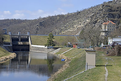 Znojmo: Dyje, 27.3.2022 Znojmo