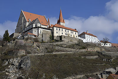 Znojmo: kostel sv. Mikuláše, 27.3.2022 Znojmo