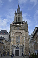 Aachen: Aachenský dóm, Aachener Dom, Hoher Dom zu Aachen, Aachener Münster, Aachener Marienkirche, 12.5.2023 Aachen