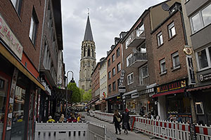 Aachen: Pontstraße, Heilig-Kreuz-Kirche, 12.5.2023 Aachen