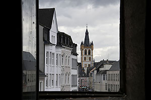 Trier: Porta Nigra, jedna zo 4 brán starovekého mesta Augusta Treverorum, 12.5.2023 Trier
