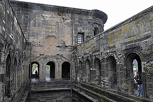 Trier: Porta Nigra, jedna zo 4 brán starovekého mesta Augusta Treverorum, 12.5.2023 Trier