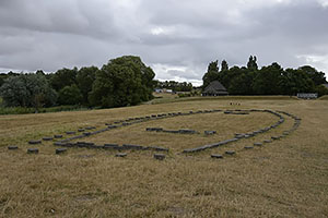 Slagelse: Trelleborg, kruhový Vikingský hrad, 26.7.2022 Slagelse