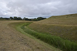 Slagelse: Trelleborg, kruhový Vikingský hrad, 26.7.2022 Slagelse