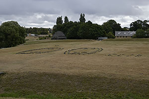 Slagelse: Trelleborg, kruhový Vikingský hrad, 26.7.2022 Slagelse
