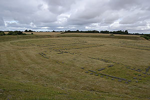 Slagelse: Trelleborg, kruhový Vikingský hrad, 26.7.2022 Slagelse