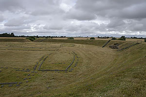 Slagelse: Trelleborg, kruhový Vikingský hrad, 26.7.2022 Slagelse