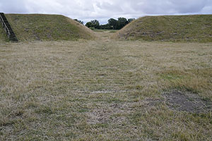 Slagelse: Trelleborg, kruhový Vikingský hrad, 26.7.2022 Slagelse