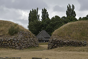 Slagelse: Trelleborg, kruhový Vikingský hrad, 26.7.2022 Slagelse