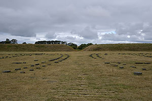 Slagelse: Trelleborg, kruhový Vikingský hrad, 26.7.2022 Slagelse
