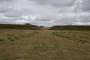 Slagelse: Trelleborg, kruhový Vikingský hrad, 26.7.2022 Slagelse